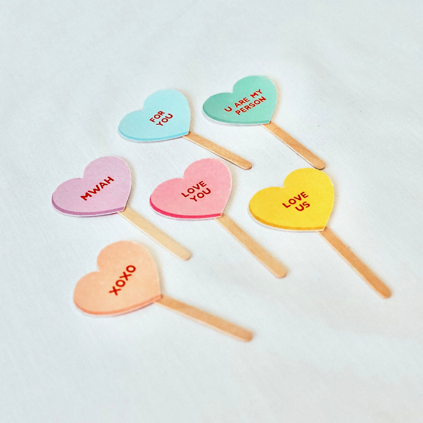 The Love Club Heart Toppers (Printable)